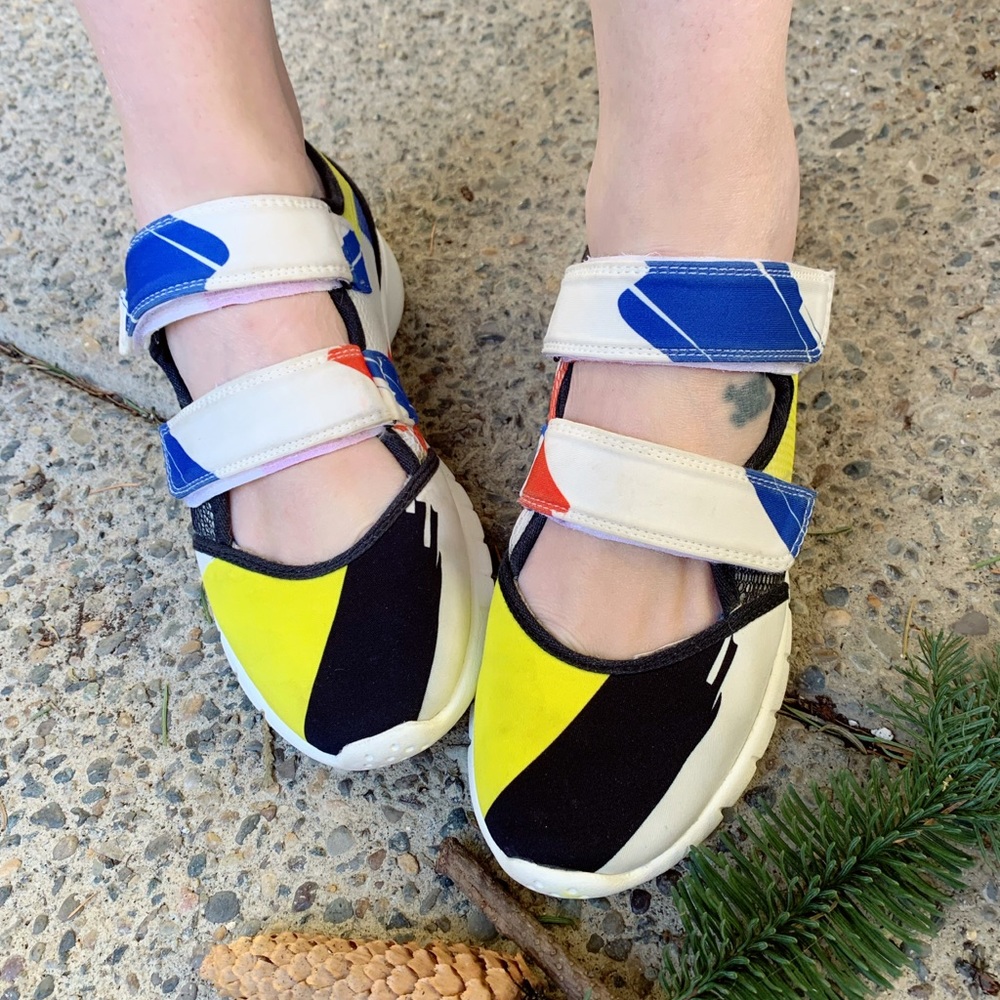MOA MASTER OF ARTS, color block, Velcro sneaker!!